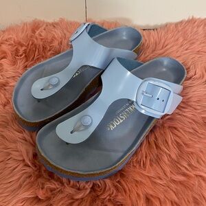 Birkenstock Gizeh Big Buckle Birko-Flor Patent sz 37